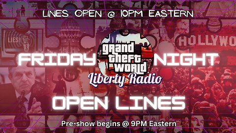 Friday Night Open Lines Sept 1 2023