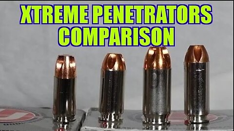 9mm vs. 40s&w vs. .45 Auto vs. 10mm. Underwood Xtreme Penetrator Review