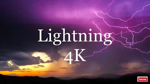 Lightning Storm 4K - Lightning Strikes - Dji Mavic 2 Pro Flying in Lightning - Aerial Landscapes