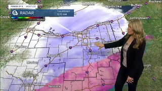 12PM Thursday update on winter storm