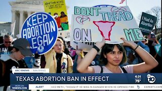 Texas abortion ban goes into effect