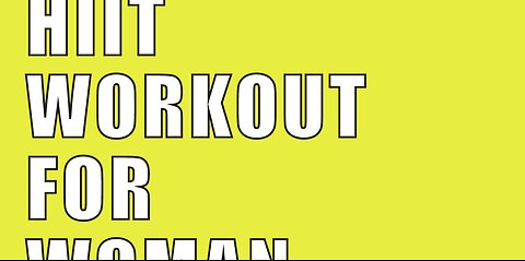 HIIT Workout for Woman