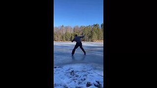 ICE SKATING IN CROCS