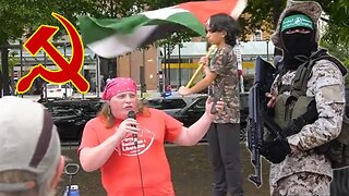 Communist Trans Activist SLAMS USA and Israel as NOT LGBT friendly, but supports Hamas and Palestine