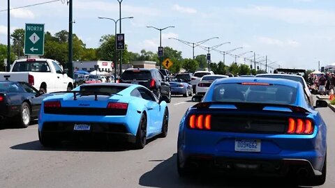 Cruising Woodward Avenue During the Dream Cruise in my Pontiac Firebird Trans Am