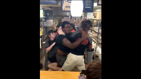 4 vs 1 Fight At Pizza Shop