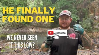 He Finally Found One While Magnet Fishing