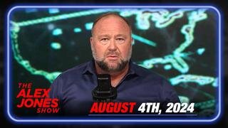 Tommy Robinson Joins Alex Jones to Report On Civil War Breaking Out In England! FULL SHOW 8/4/24