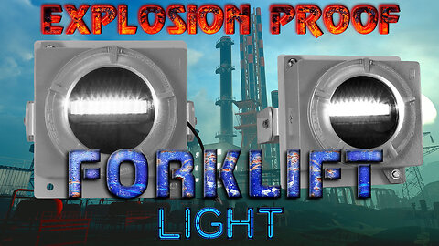 Forklift LED Zone Light Explosion Proof for Flammable Work Sites
