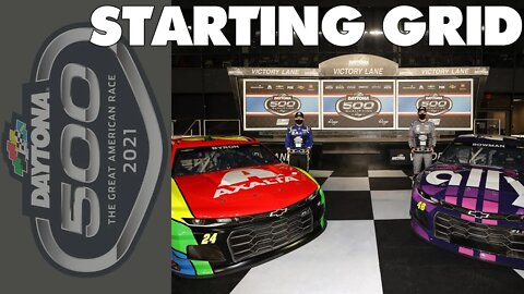 2021 Daytona 500 Starting Grid