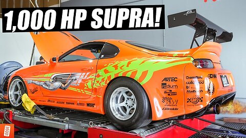 Building a Modern Day (Fast and Furious) 1994 Toyota Supra Turbo in 28 minutes! [TRANSFORMATION]