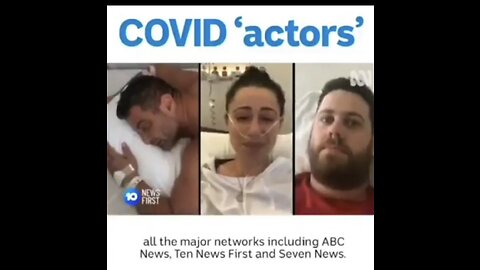 Covid Crisis Actors Busted! The Pandemic is So Deadly, we Need to Hire Crisis Actors!