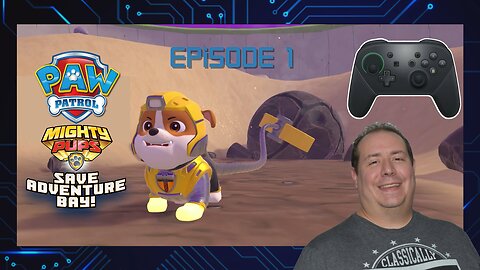 Gaming Dad plays PAW Patrol Mighty Pups | no game is too small! | game play | episode 1