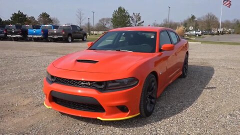 2021 Dodge Charger Scat Pack Go Mango Orange