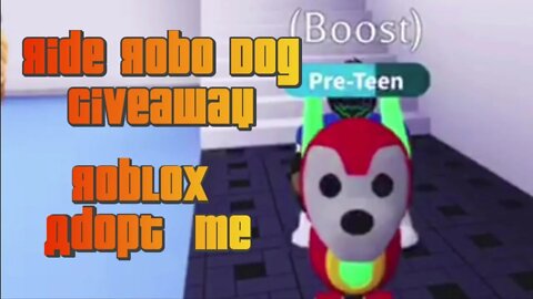 Roblox Adopt Me| Rate these trades + Ride Robo Dog giveaway|