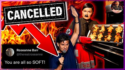 Roseanne Barr & Theo Von CANCELLED For Spicy Holocaust JOKES! Outrage Mob STRIKES AGAIN!