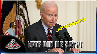 Joe Biden's OOPS Mic Moment after News of School Sh00ting