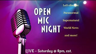 Open Mic Night with Bishop James Long, D. Min