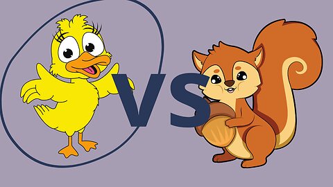 donald duck vs squirrel