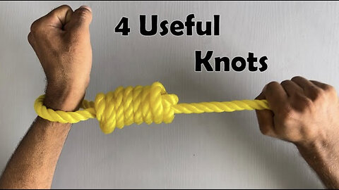 4 Useful knots Everyone Should know