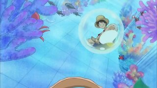 ONE PIECE Luffy dives in the sea of ​​paradise