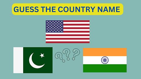 GUESS THE COUNTRY NAME BY FLAG || Flag Challenge ||