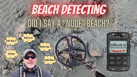 XP DEUS II Beach Detecting a Nude or New Beach? With a Honey Hole! 😱