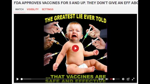 FDA Approves vax for 5 and up. They don't Give A ....