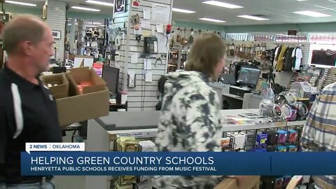 Henryetta Public Schools receives funding from music festival
