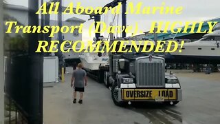 Trucking a 40 foot Sea Ray (45.6 LOA) from NJ to Fort Myers, Florida