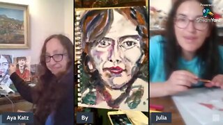 Painting with @Painting with Aya Katz