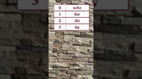 الأرقام باللغة التركية | تعلم اللغة التركية