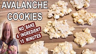 AVALANCHE COOKIES, 4 Ingredient, No Bake Cookie Recipe