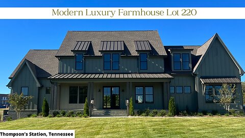 TOUR a $1.85M Luxury Modern Farmhouse Thompsons Station Tennessee Homes For Sale