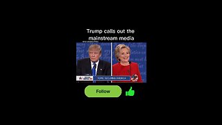 Trump calls out the mainstream media