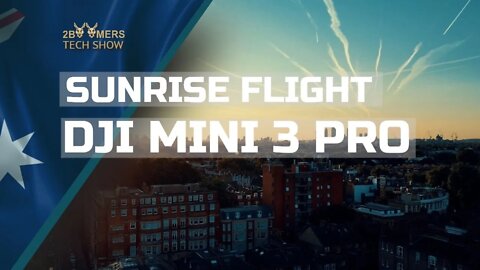 4K FIRST SUNRISE FLIGHT DJI MINI 3 PRO #DJIMINI3PRO