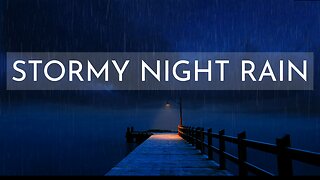 Stormy Night Rain Sounds | Sleep Sounds