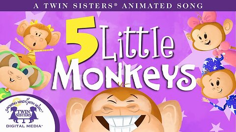 Five Little Monkeys - Sing Along Nursery Rhyme!