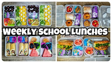 🍱WEEKLY SCHOOL LUNCH IDEAS :: Healthy and Yummy Bento Box