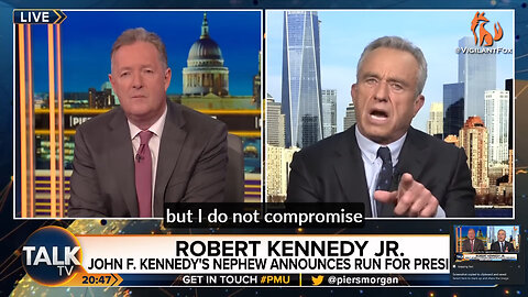 RFK Jr. Makes Piers Morgan Look Like an Elitist Prick: "I Talk to People Who Don't Agree With Me"