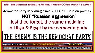 THE ENEMY IS THE DEMOCRAT PARTY