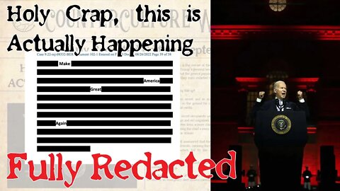 Fully Redacted — Holy Crap, This is Actually Happening!