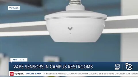 SDUHSD pilots program to put sensors in bathrooms to detect vaping