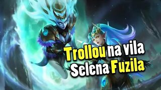 VAI TROLAR? SOBE NA MOCHILA QUE NÓS CARREGA • SELENA GAMEPLAY | Mobile Legends