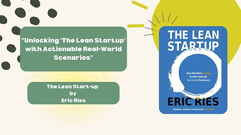 "The Lean Startup" by Eric Ries