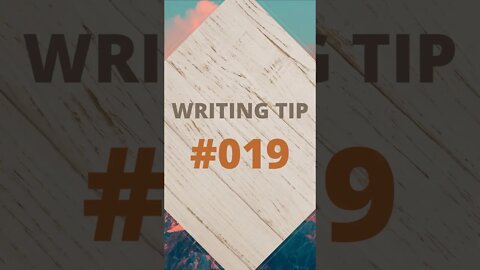 Writing Tip No. 19 - Plot Structure #shorts #writingtips