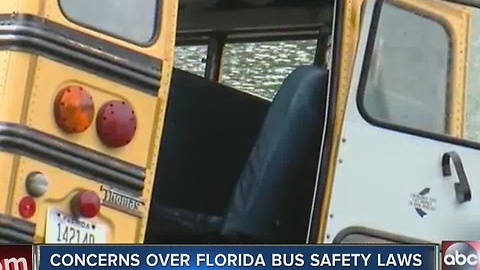 Following Chattanooga deadly school bus crash, there are now concerns over Florida bus safety laws