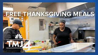 Volunteers busy preparing free Thanksgiving meals for Milwaukee communities