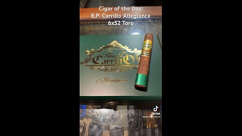 Cigar of the Day: E.P. Carrillo Allegiance 6x52 Toro #Cigars #Shorts #CigarOFTheDay #Cigar #SNTB