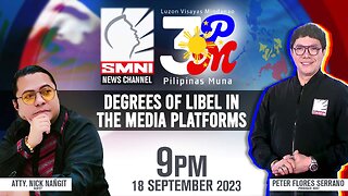 Degrees of Libel in the Media Platforms with Atty. Nick Nañgit - 3PM Pilipinas Muna